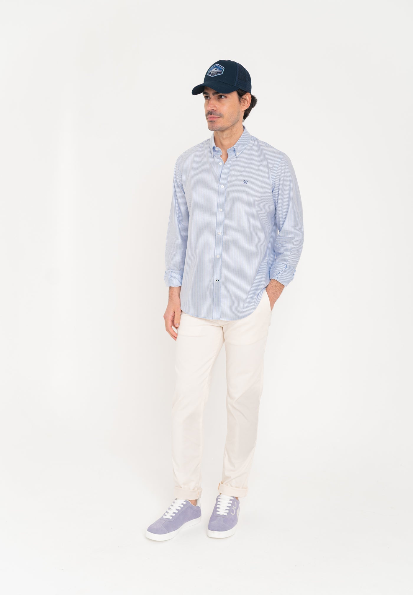 Oxford Striped Sky Blue Shirt