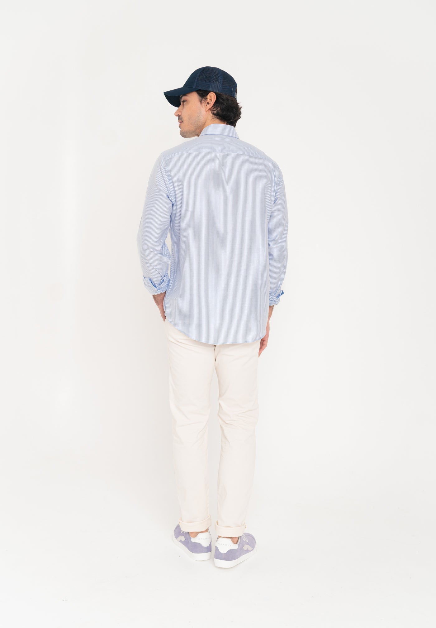 Oxford Striped Sky Blue Shirt