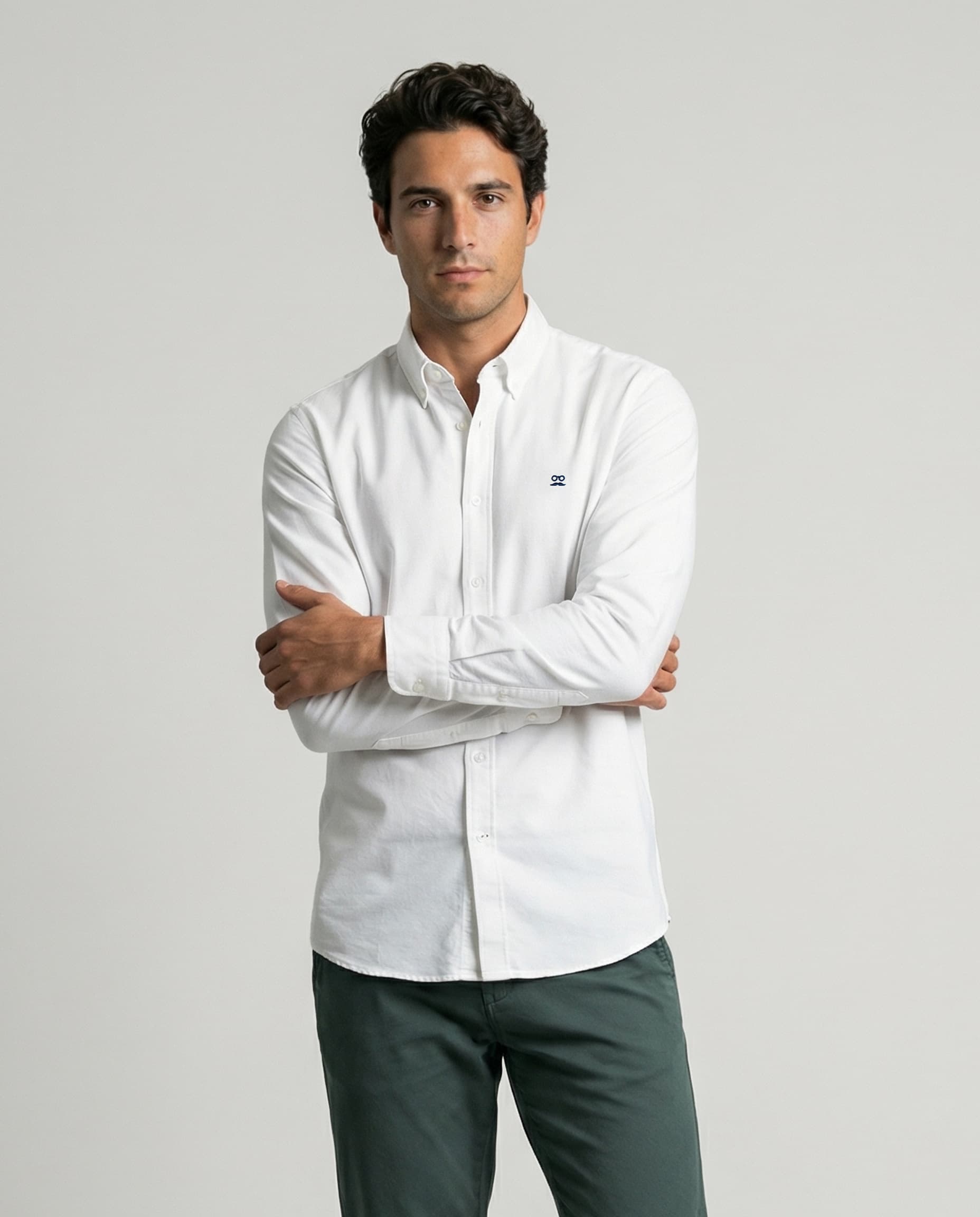 Camisa Oxford Blanca