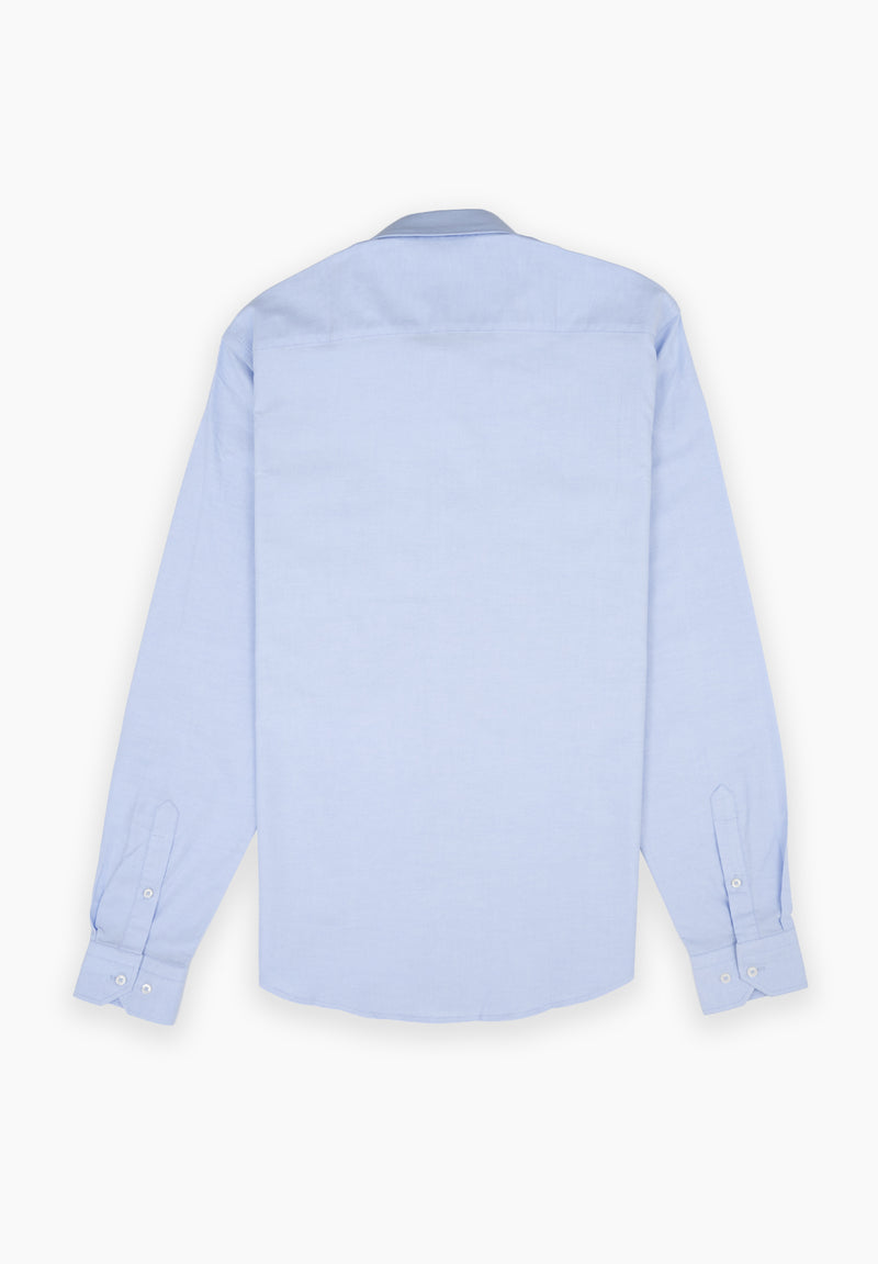 Camisa Oxford Celeste