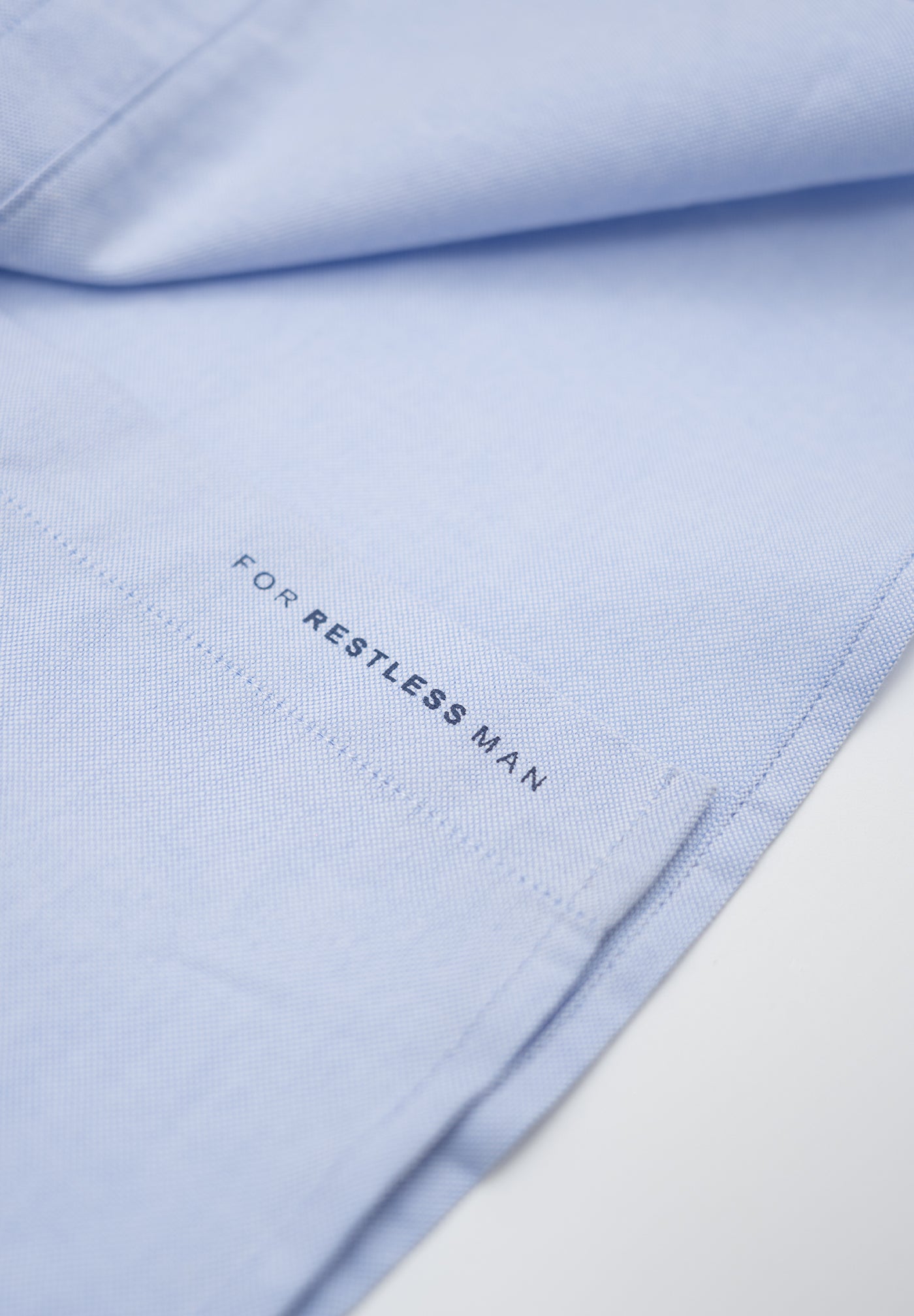 Camisa Oxford Celeste