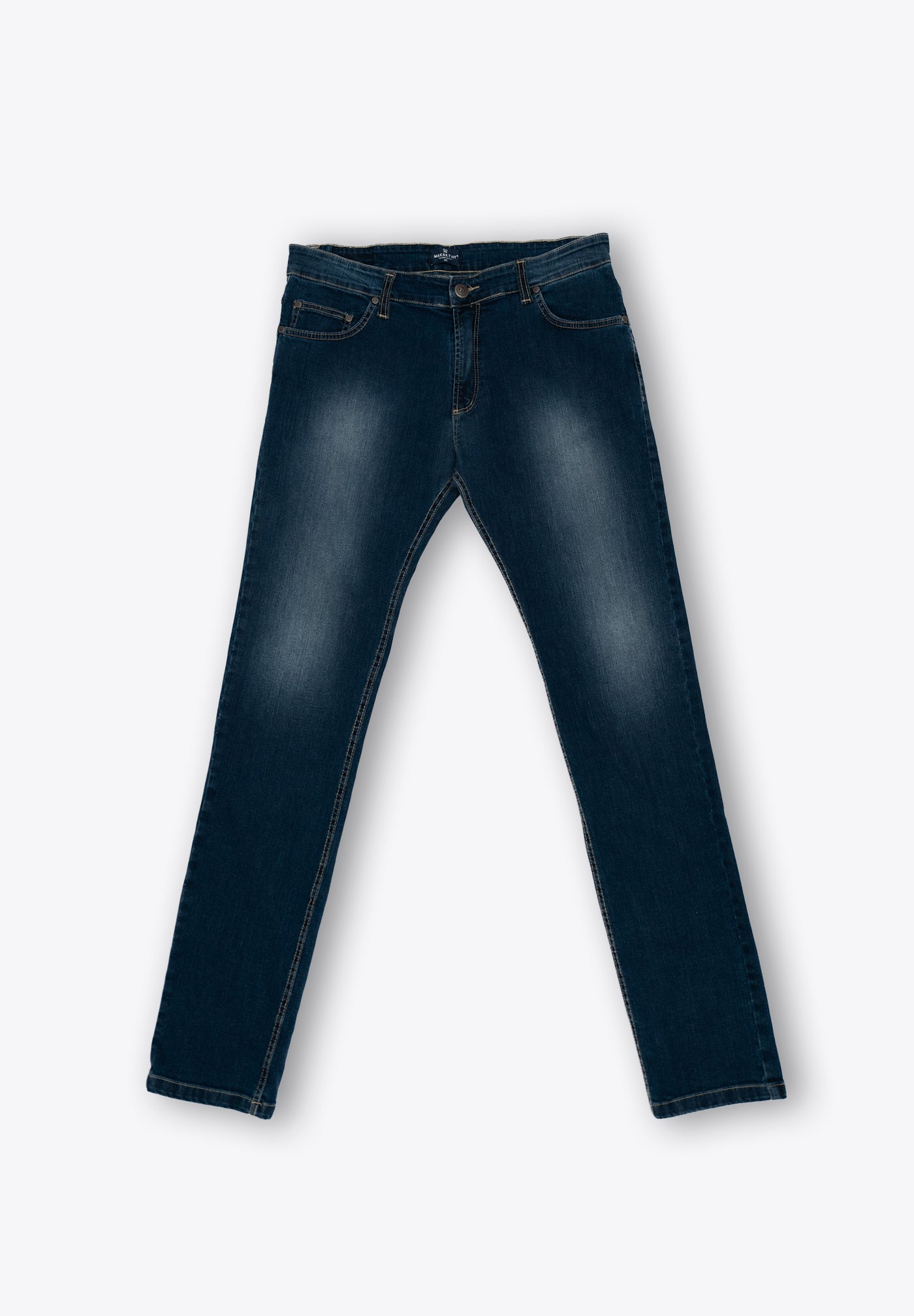 Pantalon Fit Denim Marino