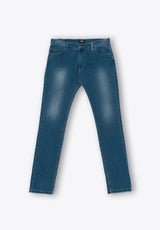 Medium Blue Denim Fit Trousers