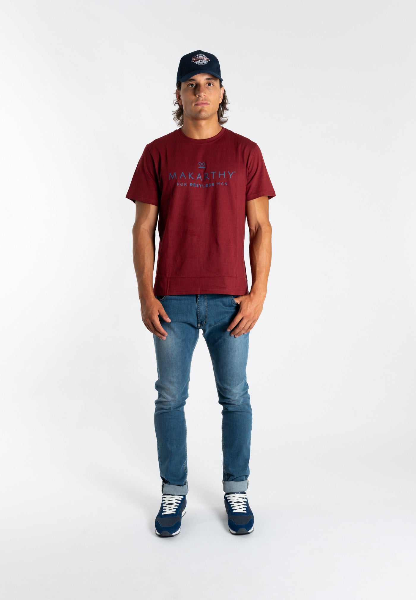 Medium Blue Denim Fit Trousers