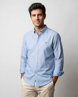 Blue Oxford Button Down Shirt