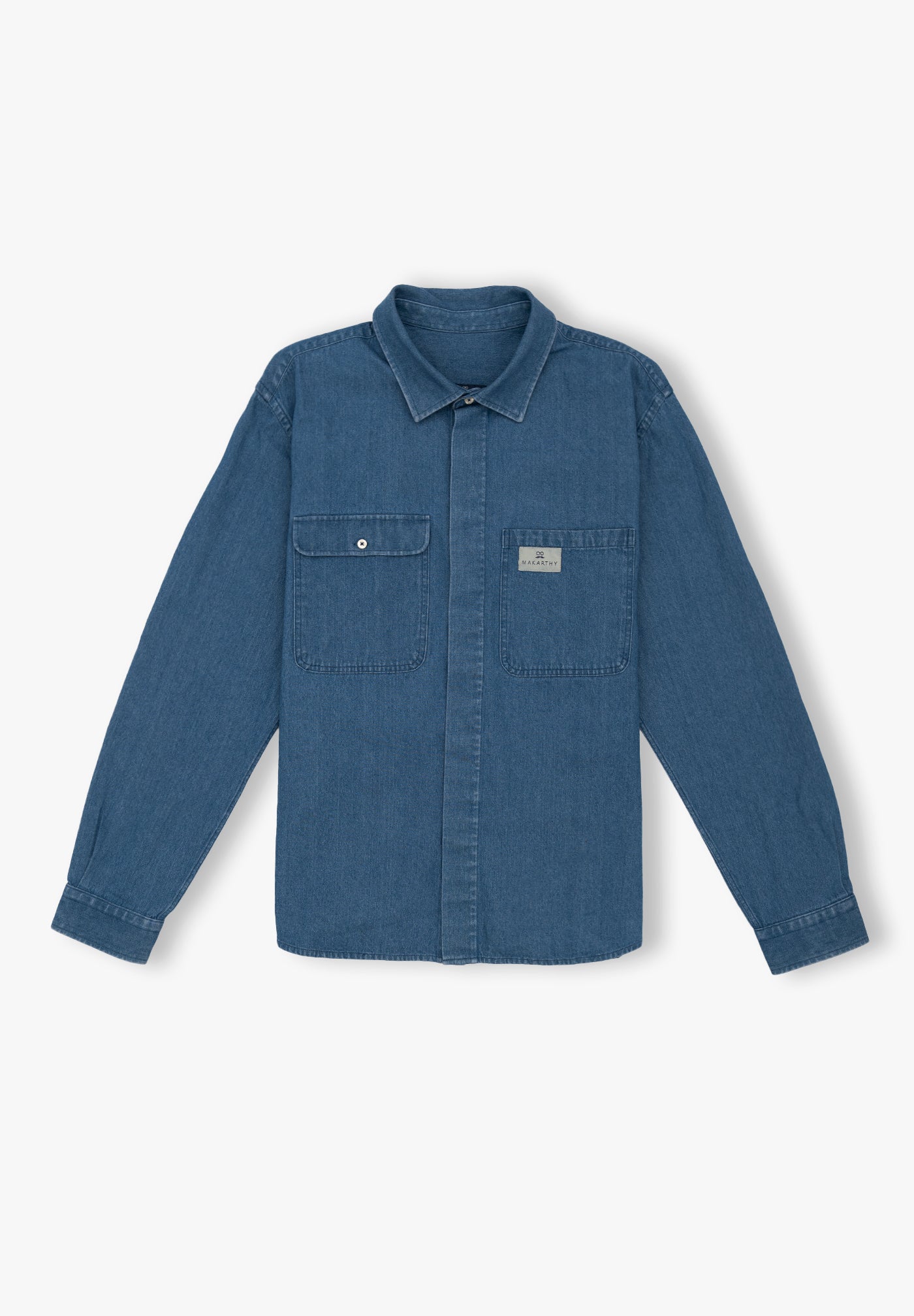 Navy Denim Overshirt