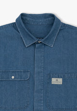 Navy Denim Overshirt