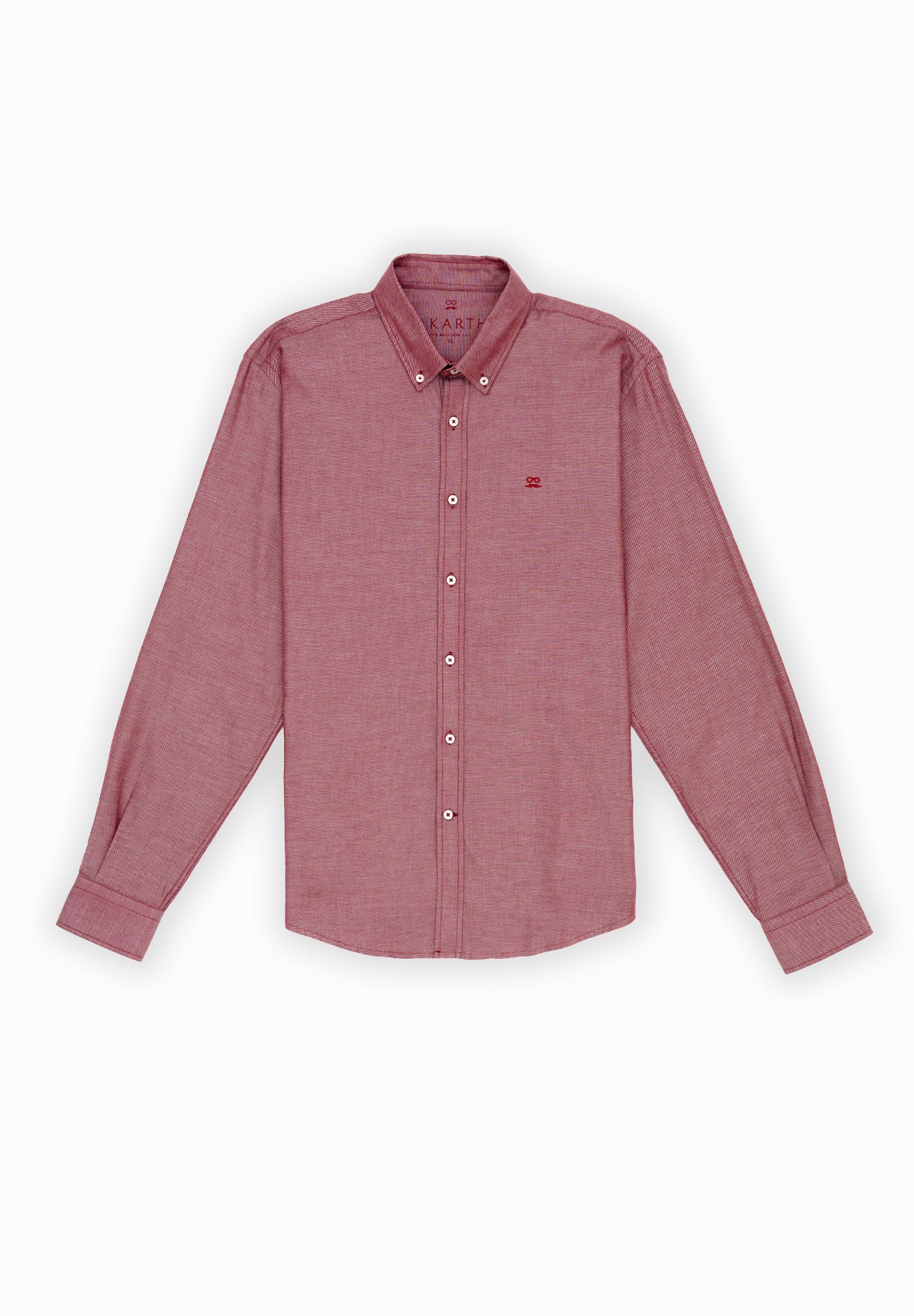 Burgundy Mélange Shirt