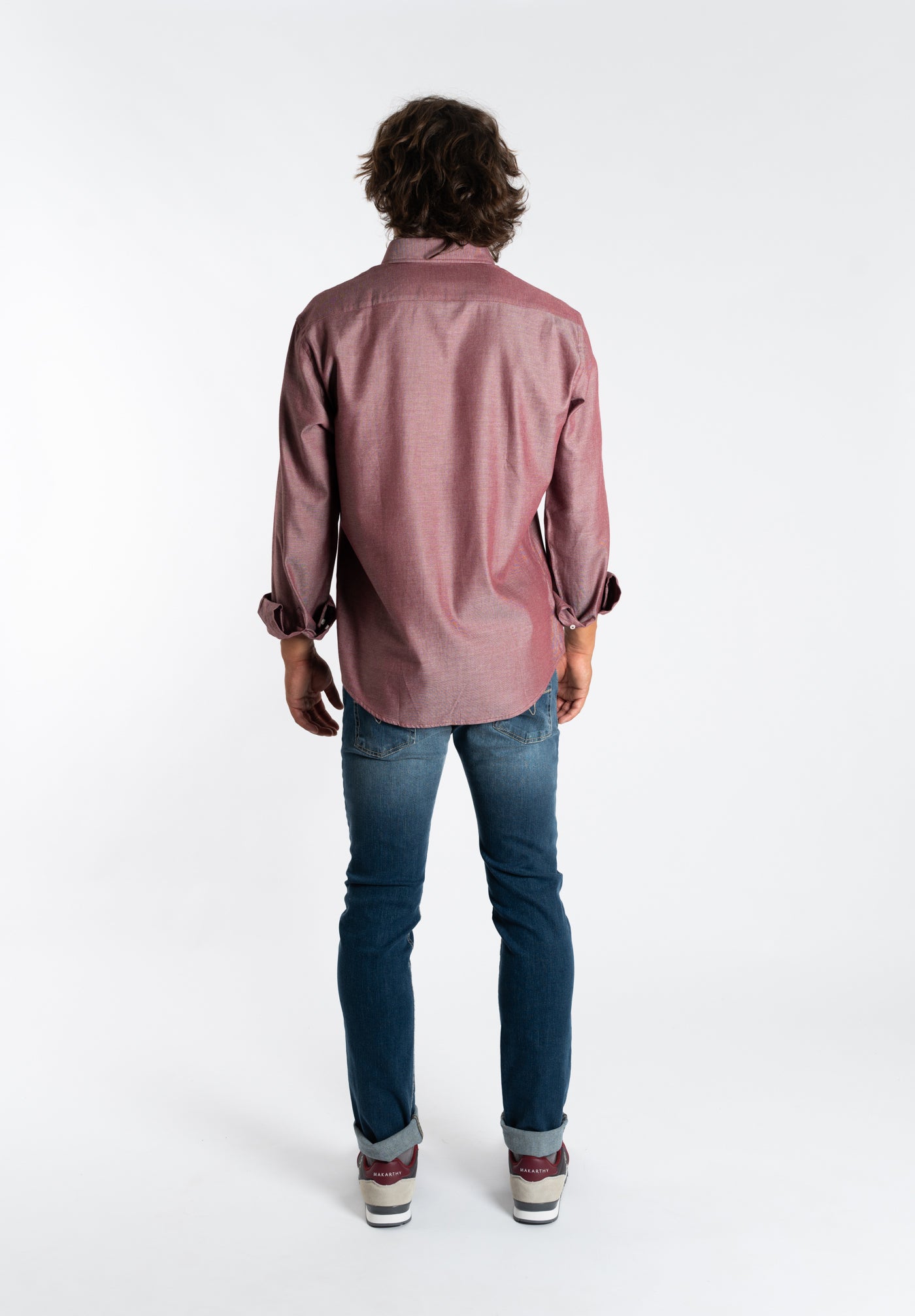 Burgundy Mélange Shirt