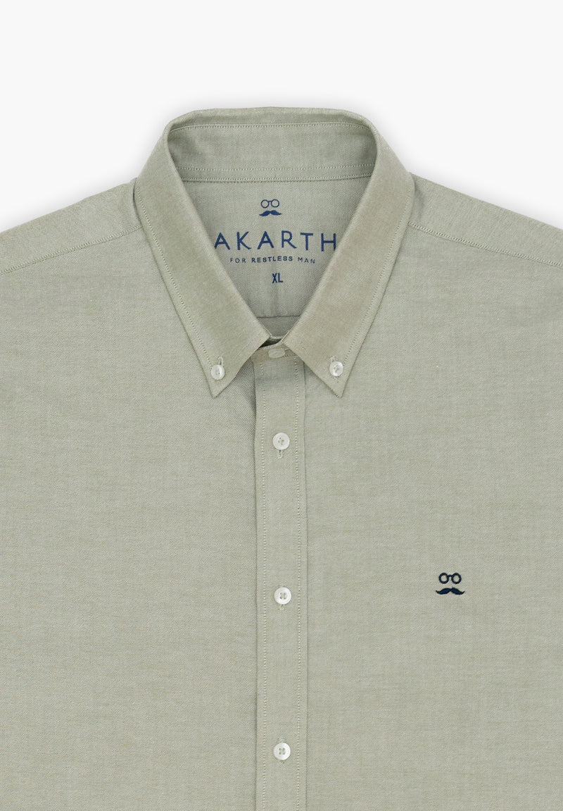 Camisa Oxford Kaki