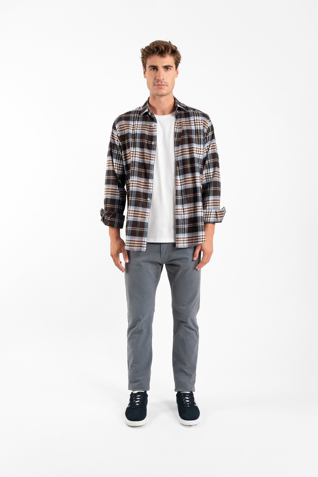 Colonial Blue Jazz Plaid Shirt