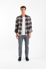 Colonial Blue Jazz Plaid Shirt