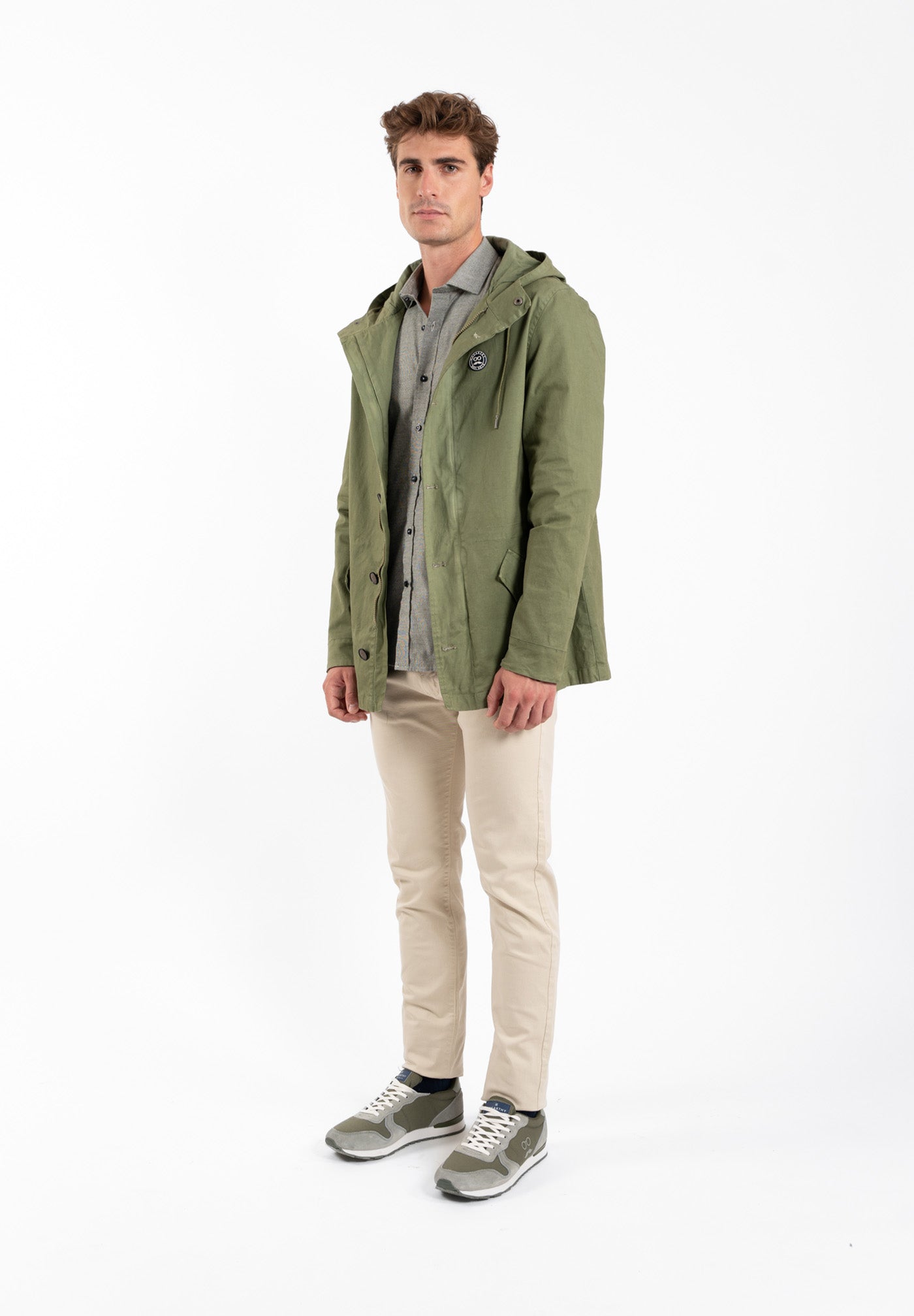 Chaqueta PPT Botón Kaki