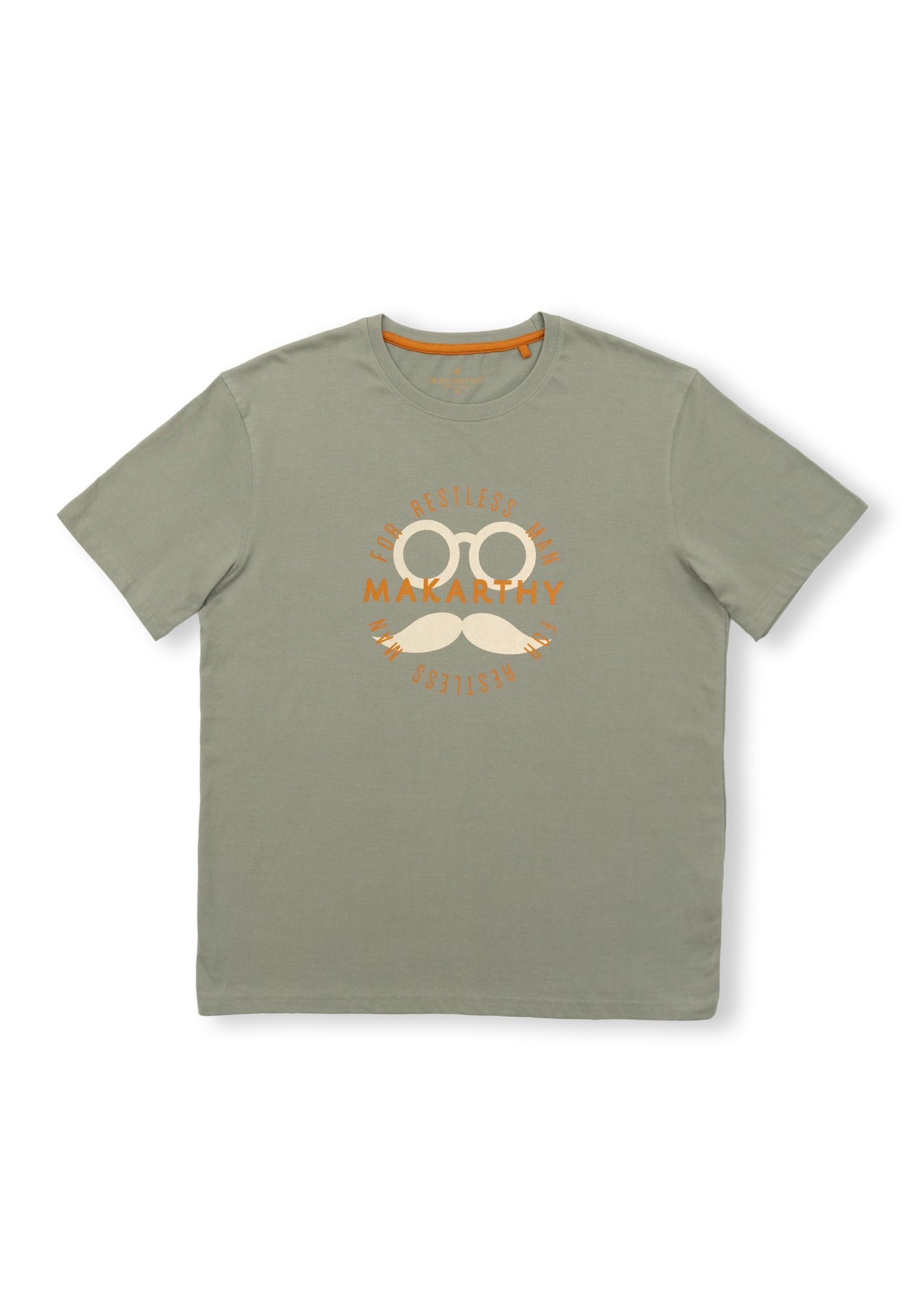Big Logo Khaki T-Shirt