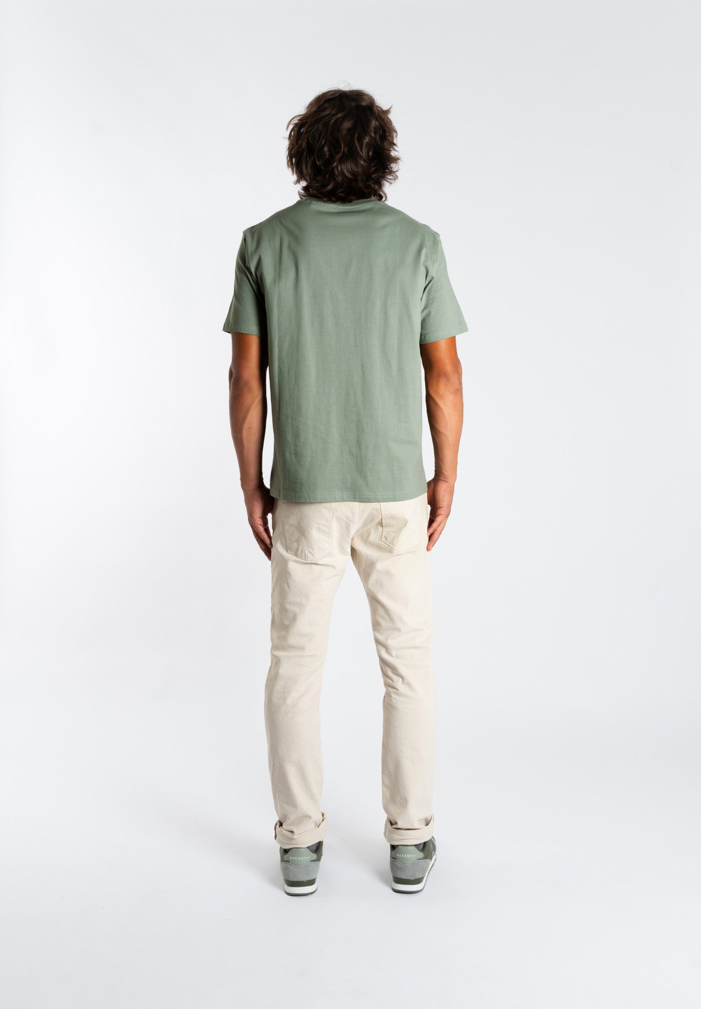 Big Logo Khaki T-Shirt
