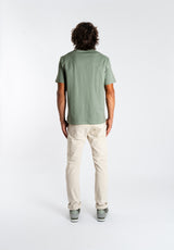Big Logo Khaki T-Shirt