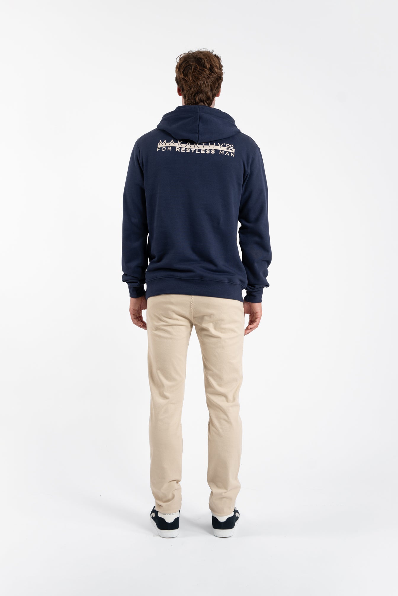 Navy Pocket Print Sweatshirt