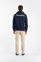 Navy Pocket Print Sweatshirt
