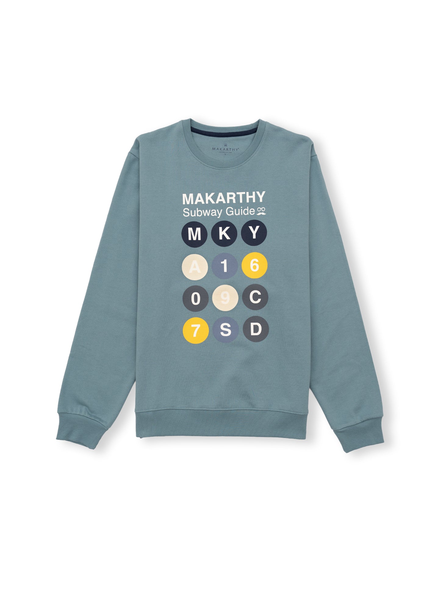 Subway Heather Blue Sweatshirt
