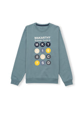 Subway Heather Blue Sweatshirt