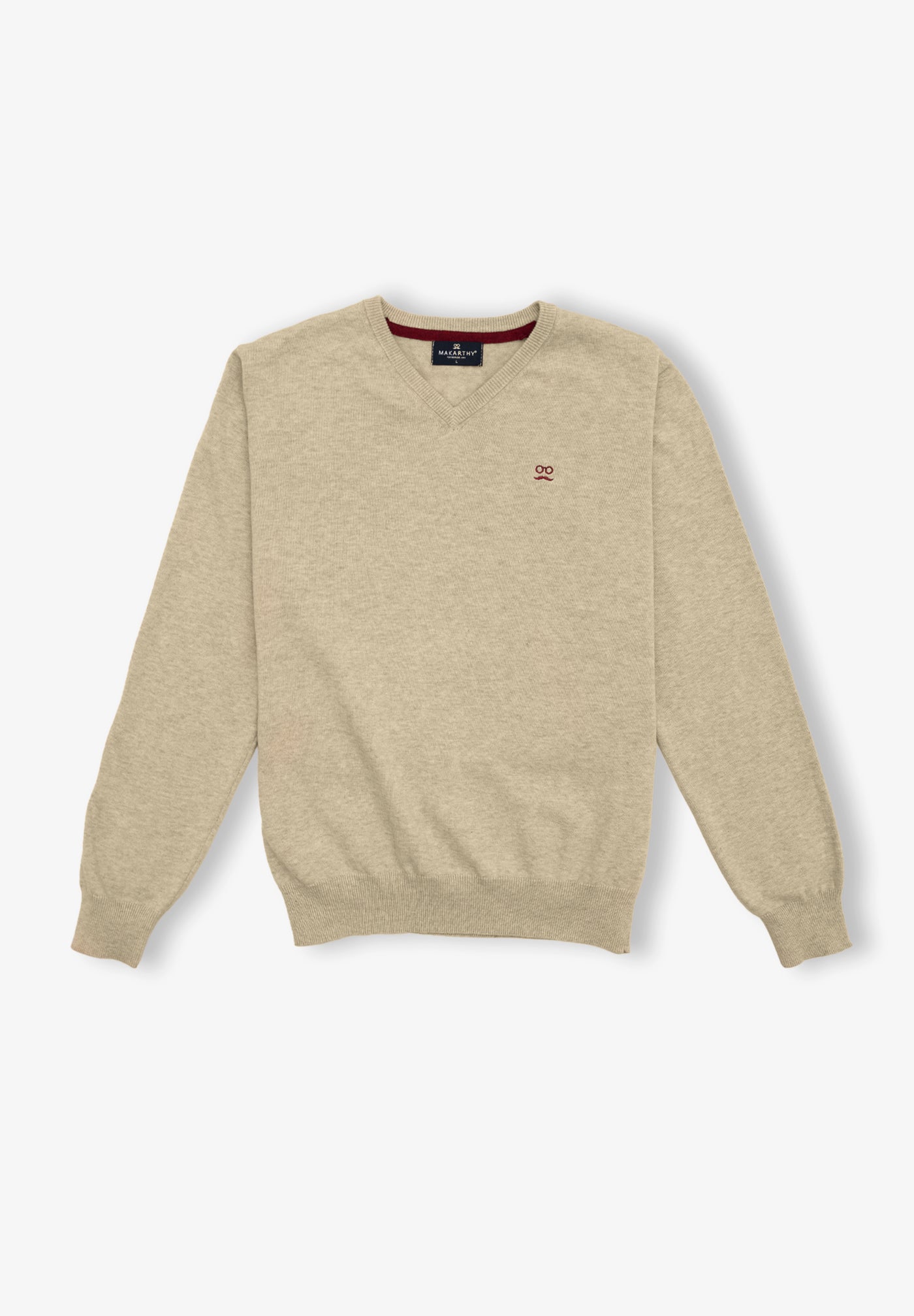 Stone V-Neck Sweater