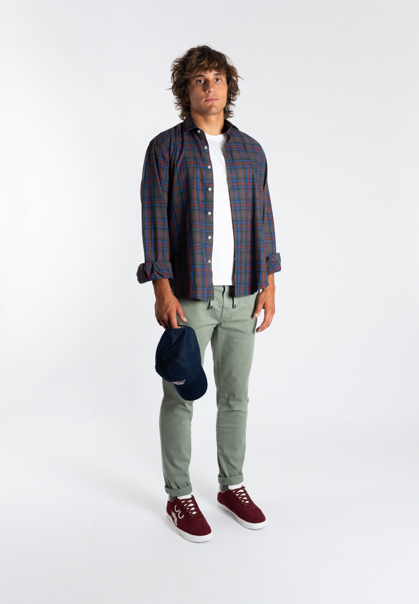 Khaki Drawstring Chino Pants
