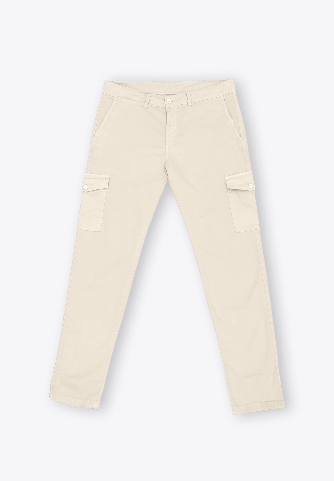 Beige Cargo Pants