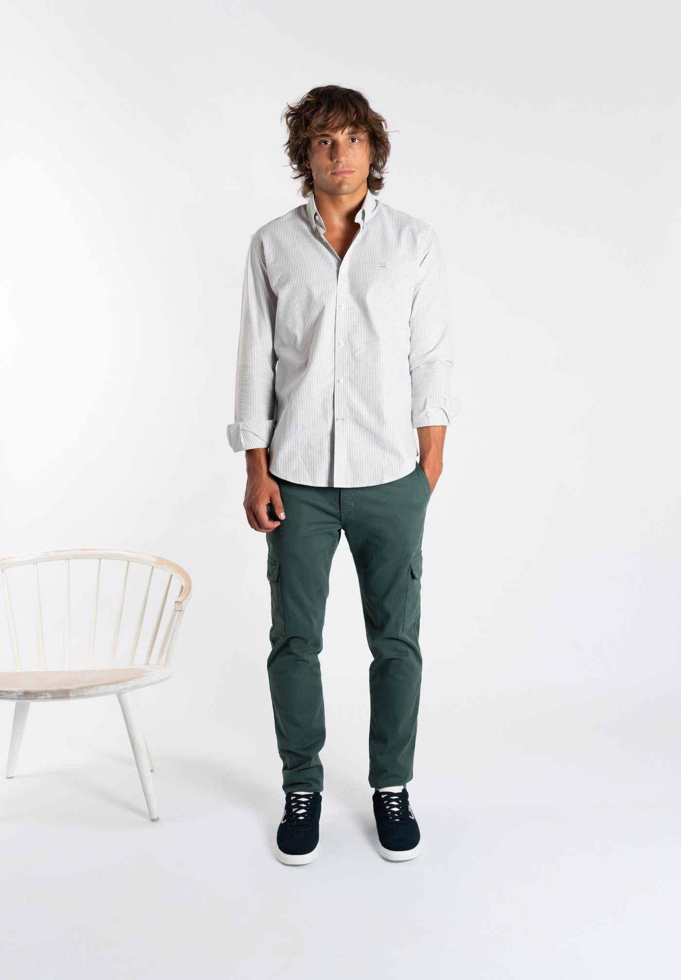 Dark Green Cargo Pants