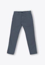 Grayish Blue Comfort Trousers