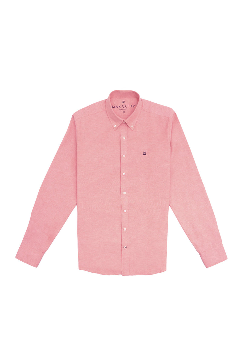 Camisa Oxford Rojizo