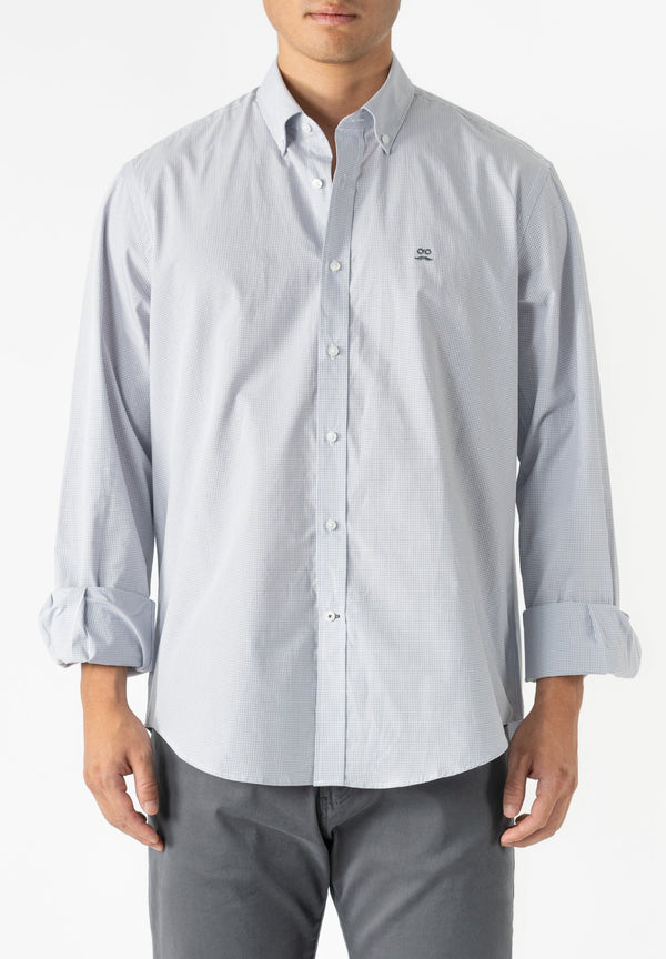 Camisa Classic Square Gris Oscuro