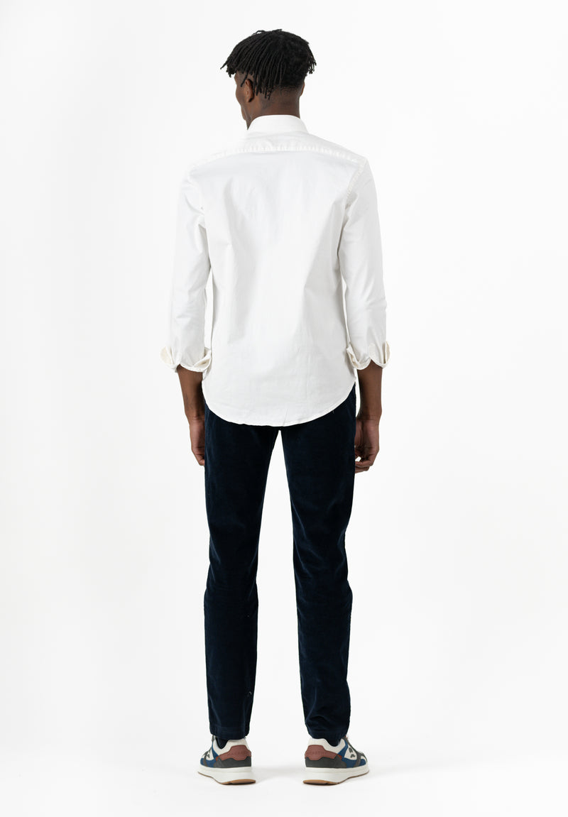 Camisa Sarga Garment Blanco