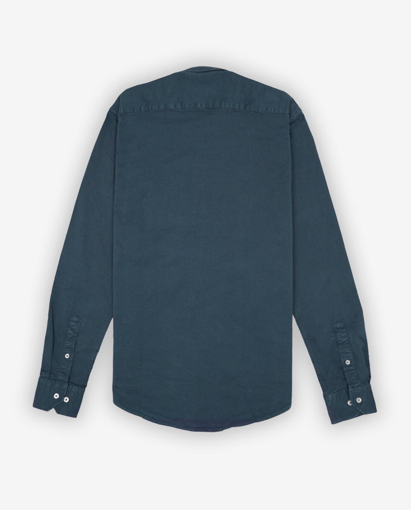 Camisa Sarga Garment Índigo