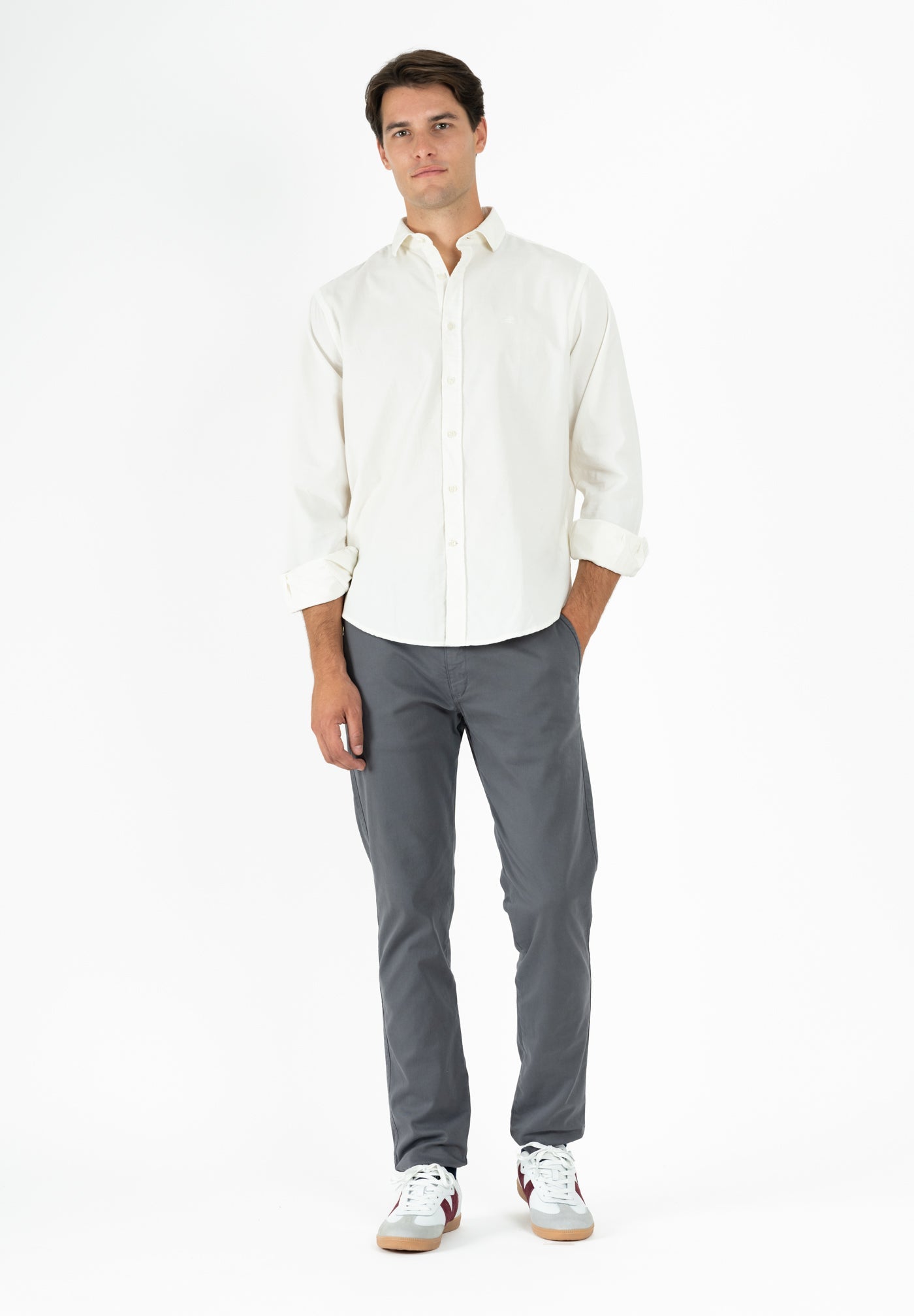 Corduroy Shirt Garment White