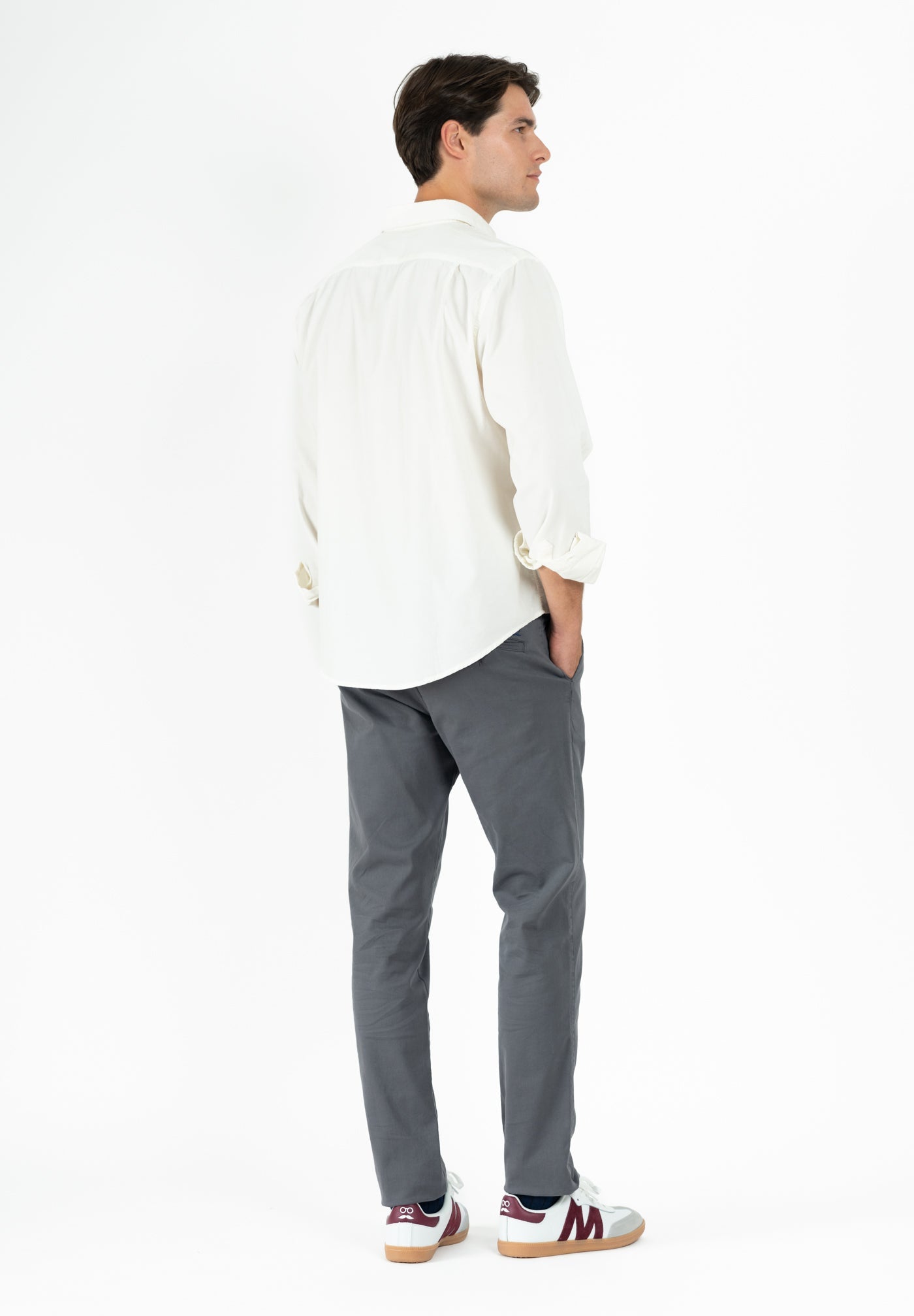 Corduroy Shirt Garment White