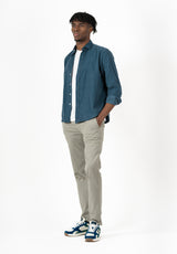 Indigo Corduroy Shirt