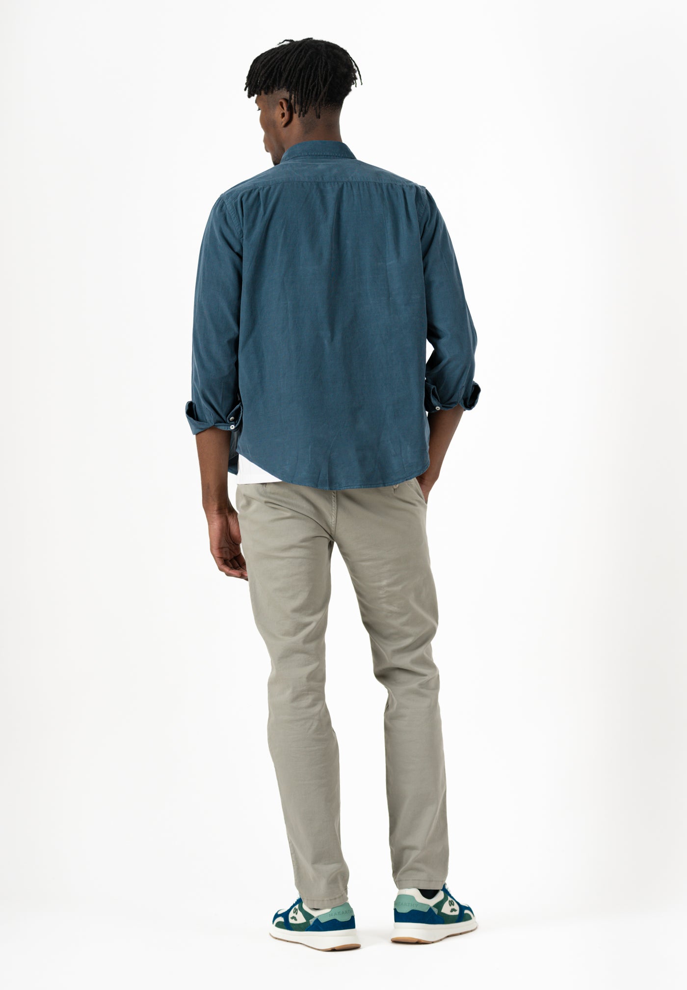 Indigo Corduroy Shirt