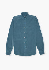 Indigo Corduroy Shirt