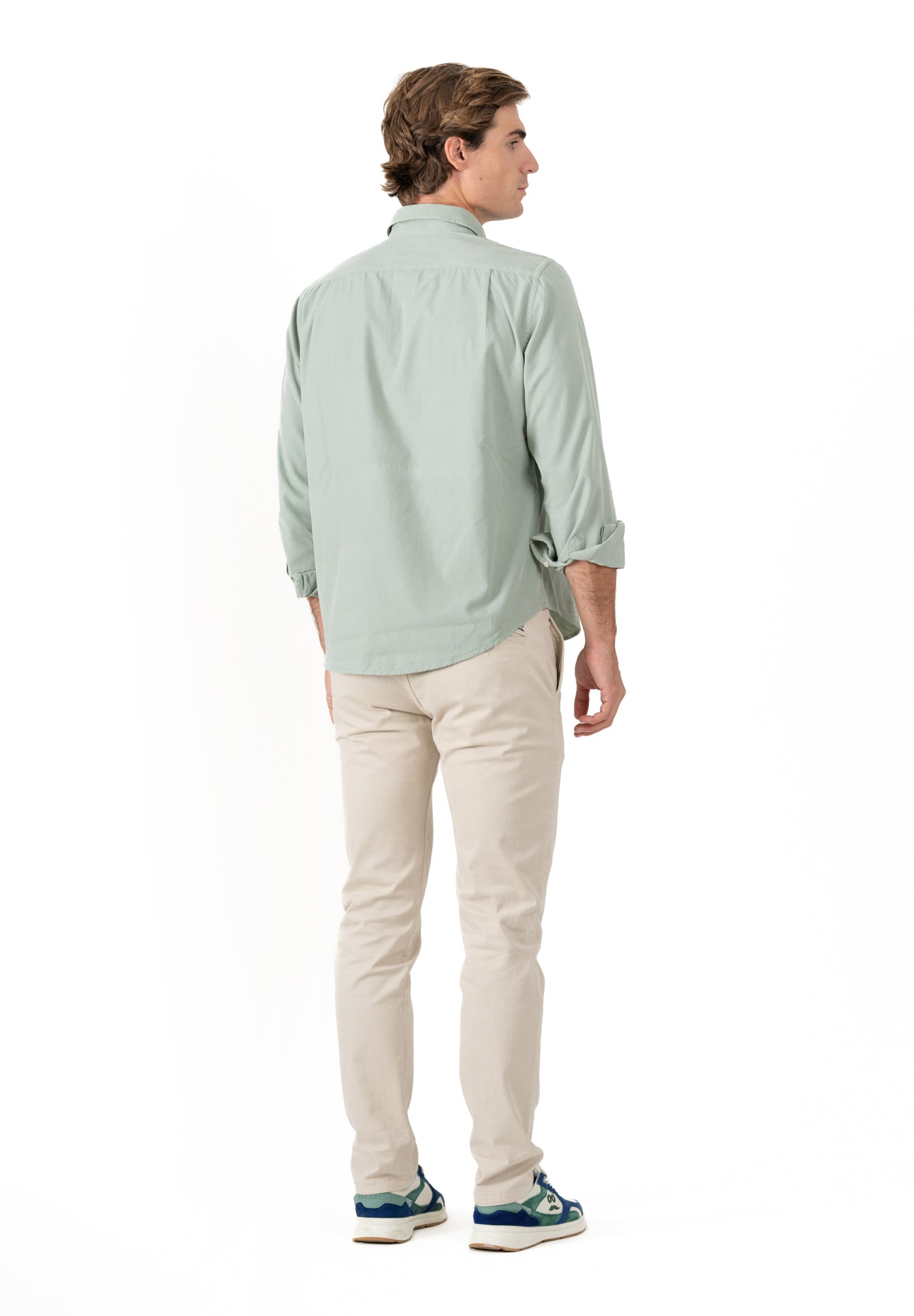 Olive Corduroy Garment Shirt