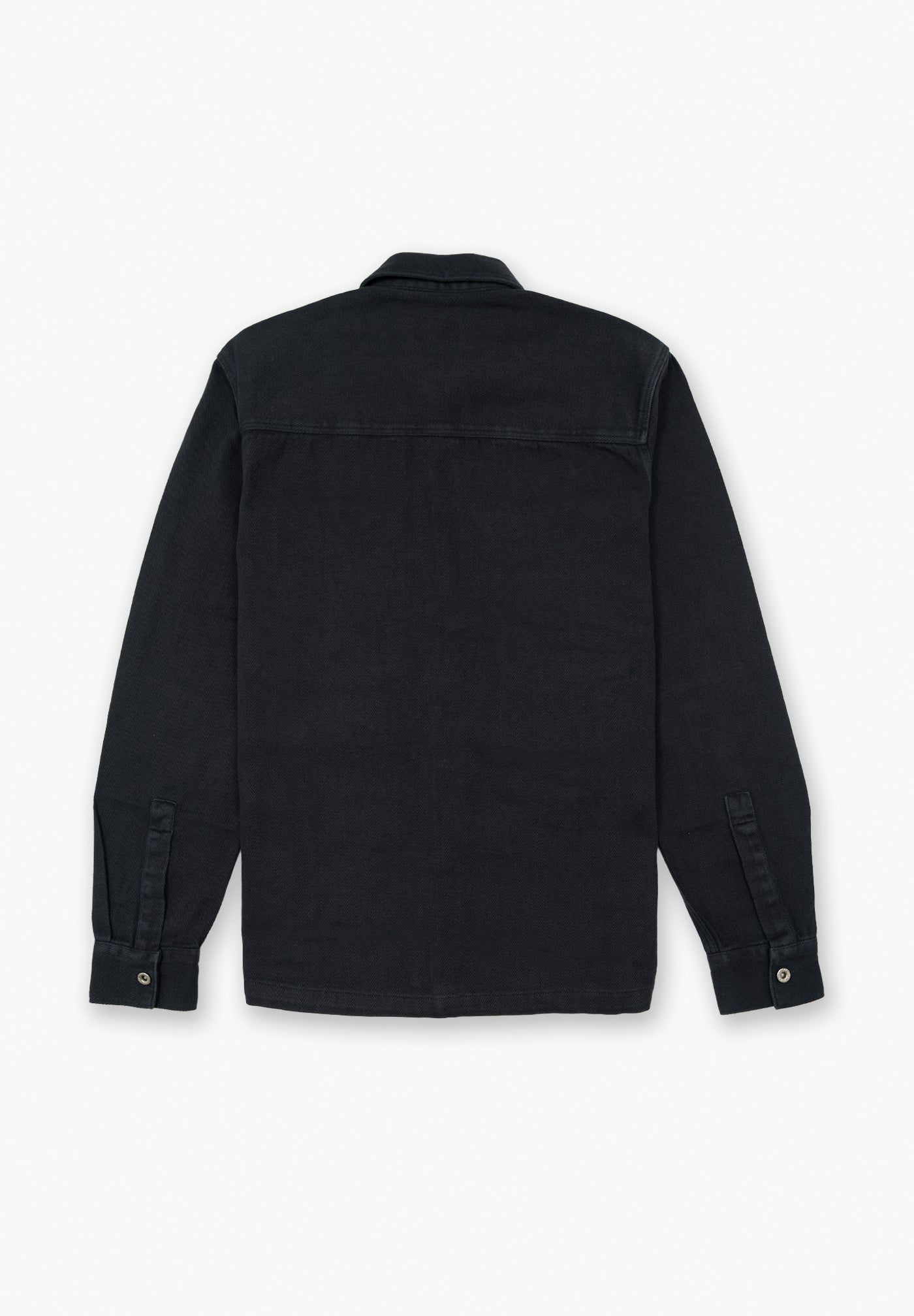 Riveted Twill Overshirt Navy