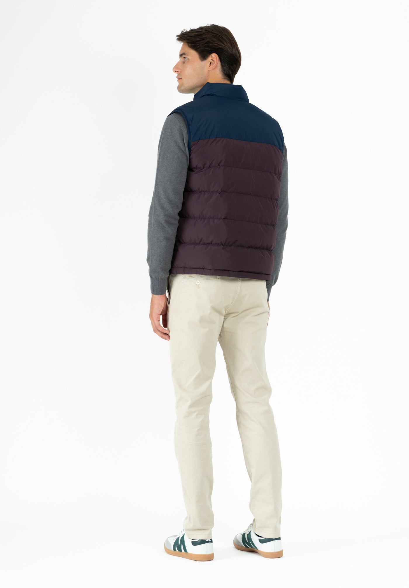 Dark Cherry Two-Tone Vest