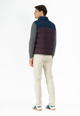 Dark Cherry Two-Tone Vest