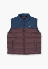 Dark Cherry Two-Tone Vest