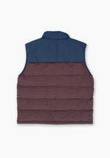 Dark Cherry Two-Tone Vest