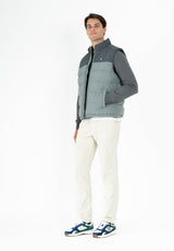 Dark Gray Bicolor Vest