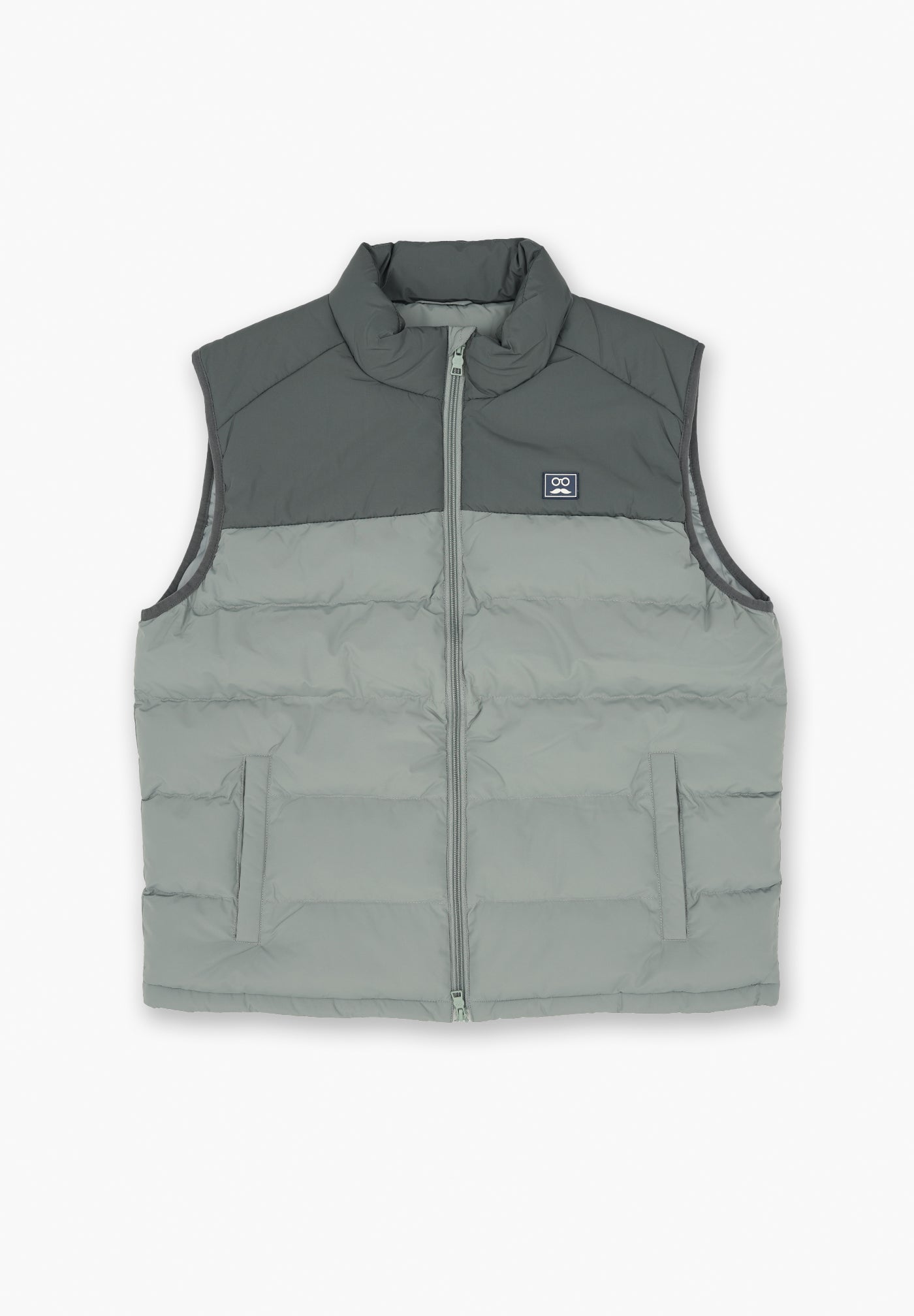 Dark Gray Bicolor Vest