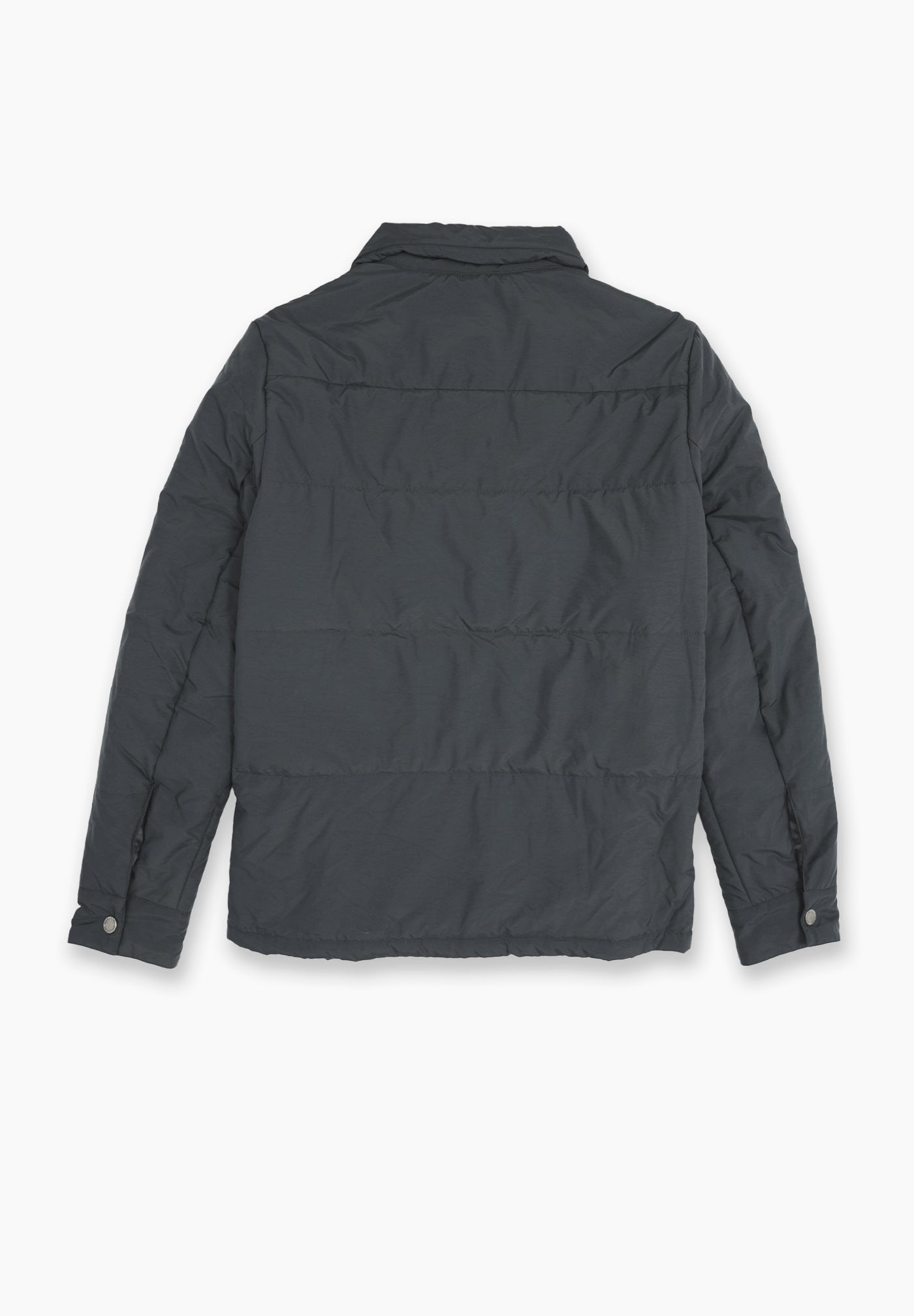 Dark Grey Quilted Overshirt