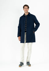 Navy Button Duffle Coat