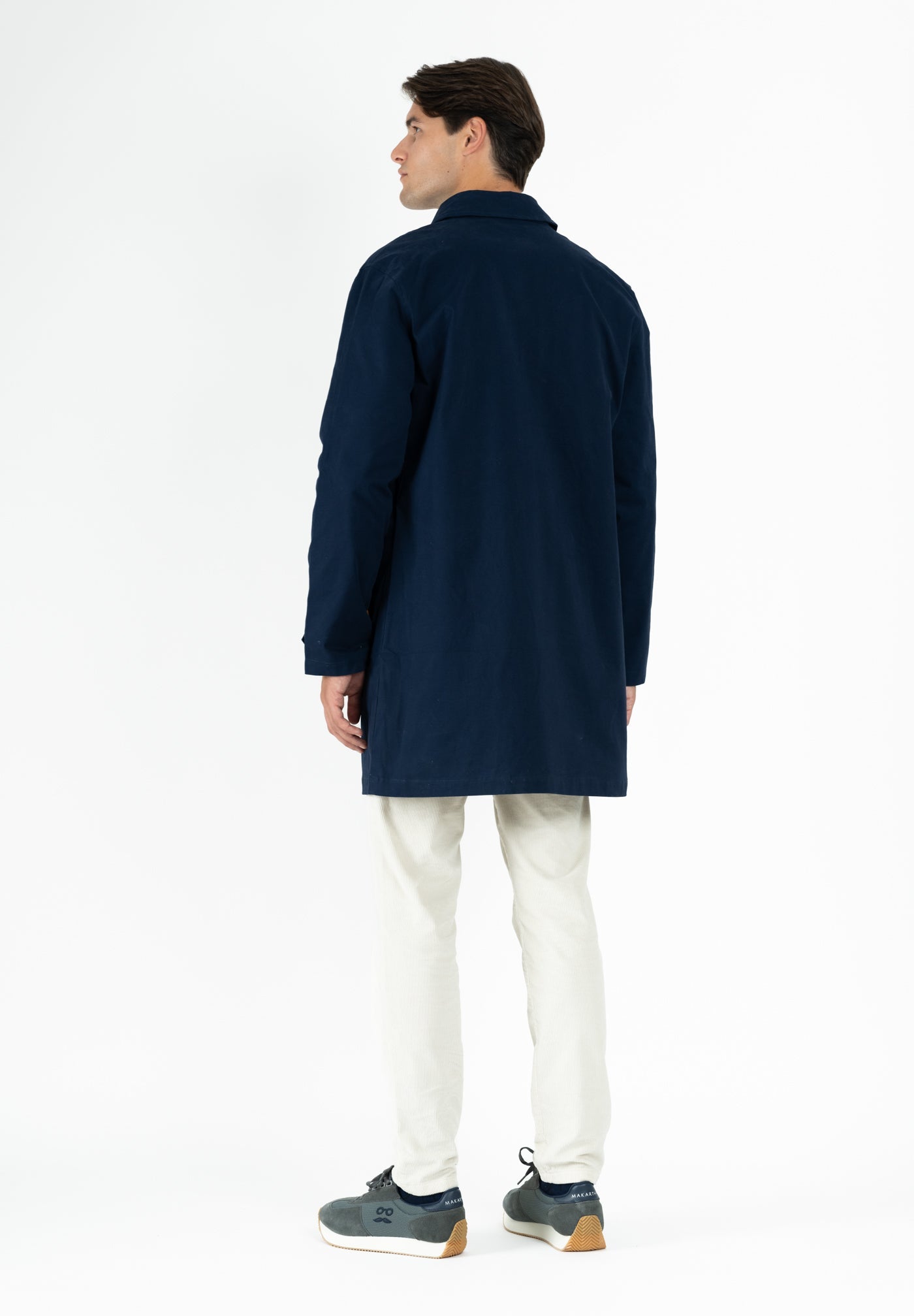 Navy Button Duffle Coat