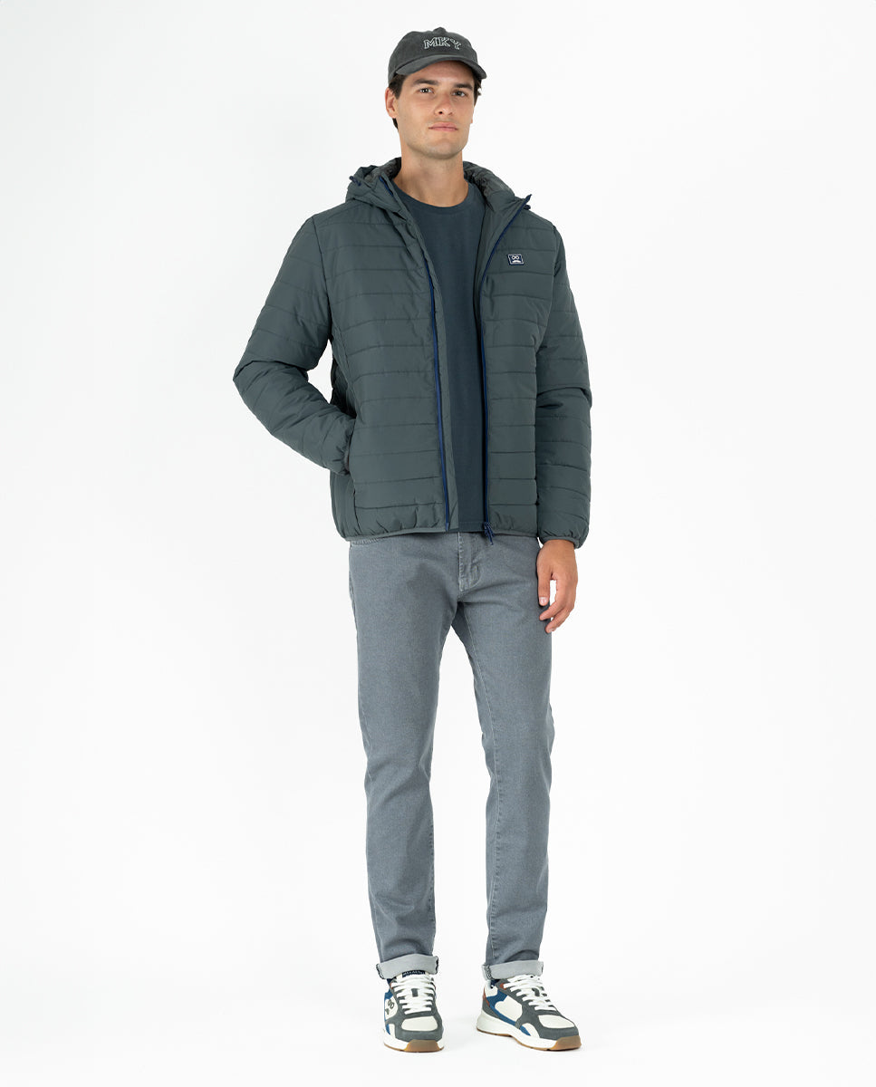 Ultralight Dark Gray Hooded Jacket
